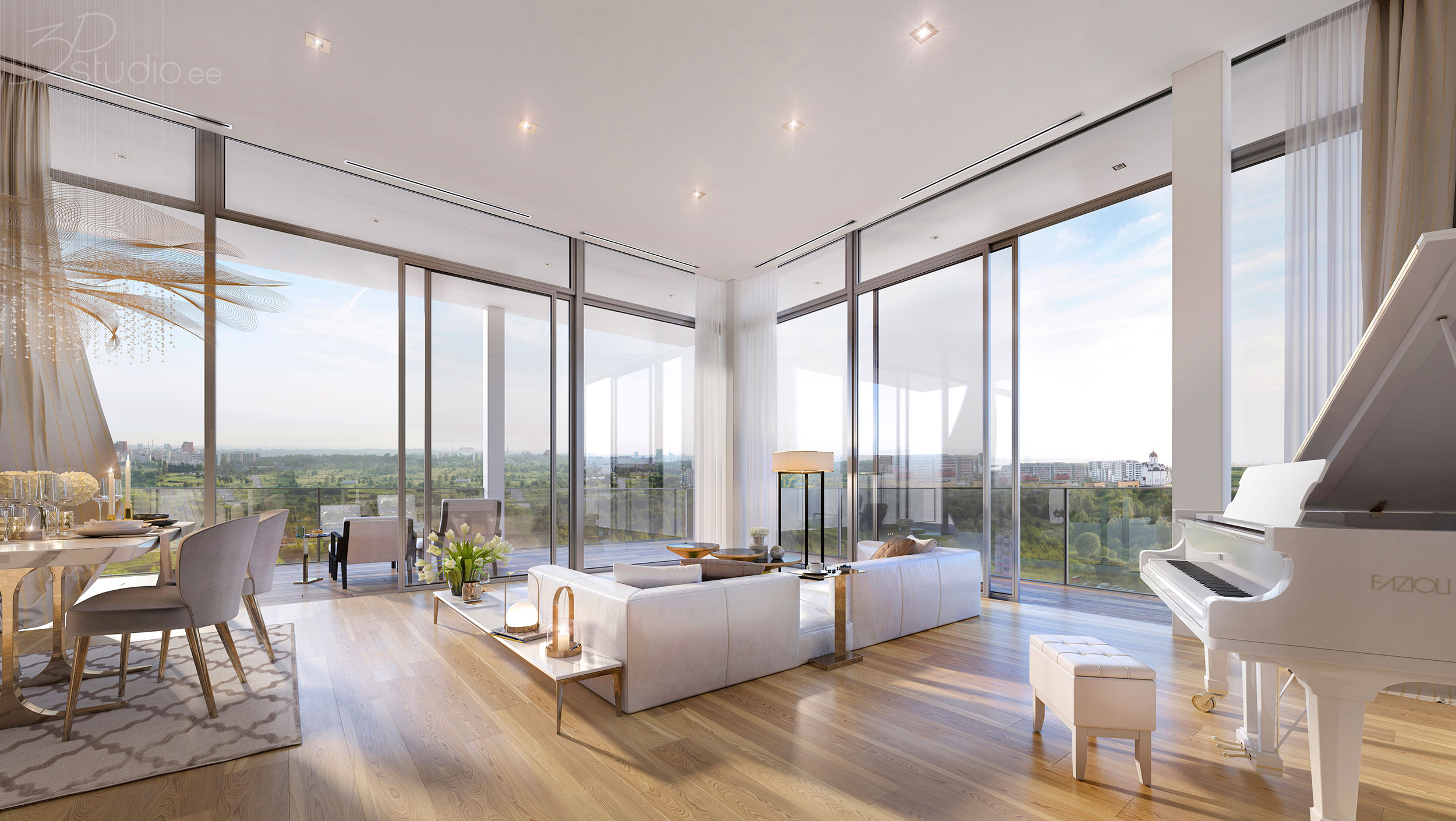 3D visualisointi, kuvia, kiinteistöt, Vega, Residents